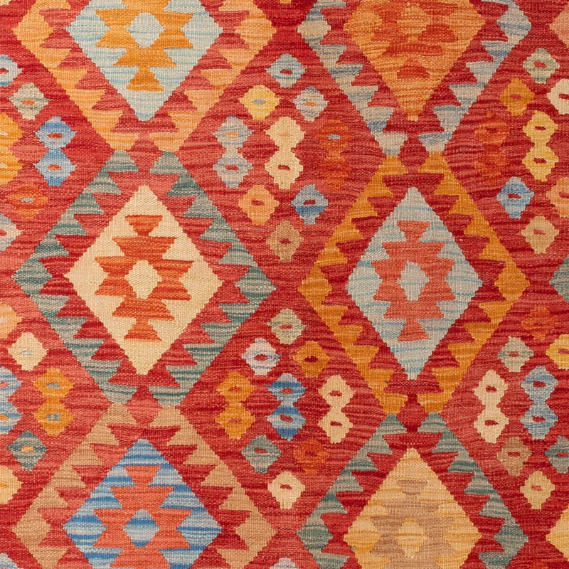 Kelim Carpet - Splash - 301 x 193 cm - flerfarvet