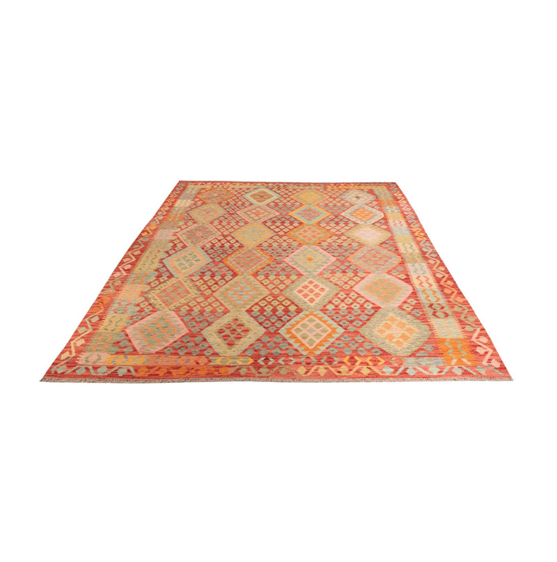 Kelim Carpet - Splash - 308 x 206 cm - flerfarvet