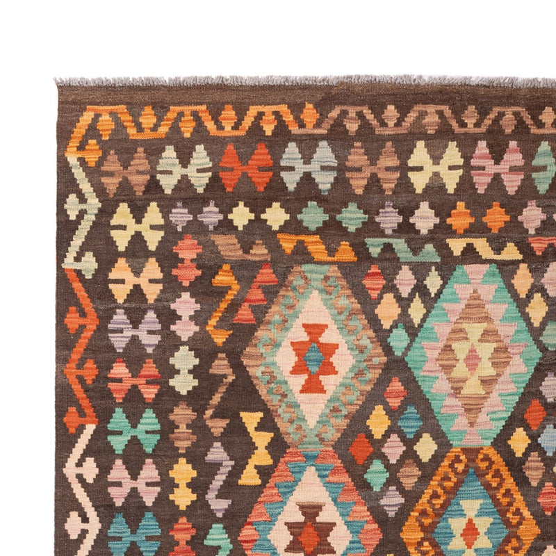 Kelim Carpet - Splash - 306 x 201 cm - flerfarvet