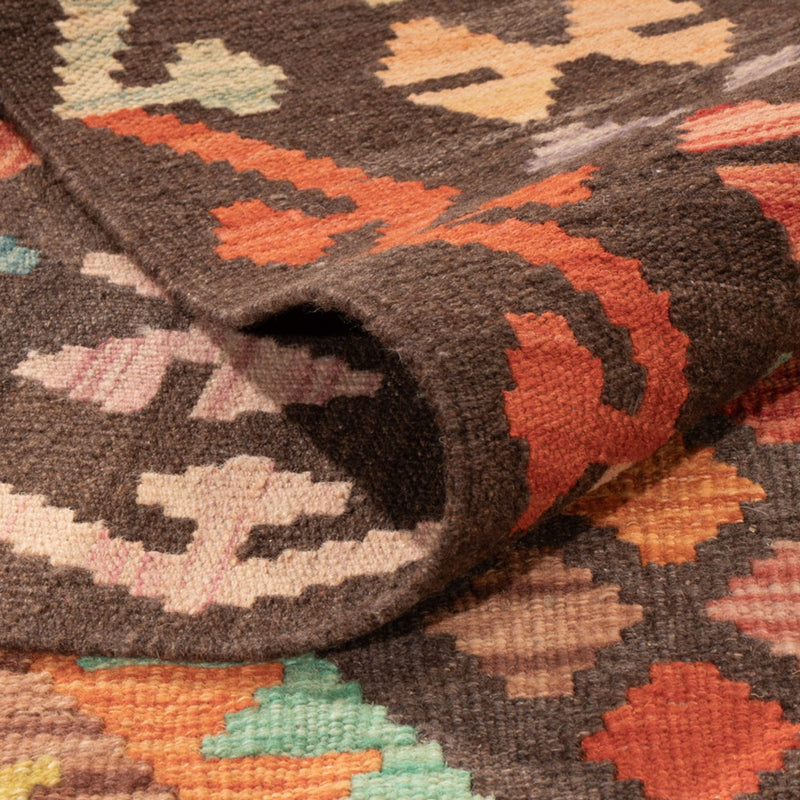 Kelim Carpet - Splash - 306 x 201 cm - flerfarvet