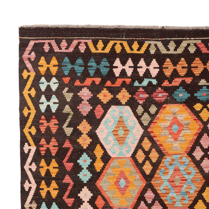 Kelim Carpet - Splash - 306 x 209 cm - flerfarvet