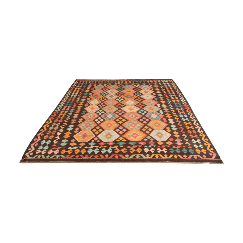 Kelim Carpet - Splash - 306 x 209 cm - flerfarvet