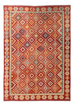 Kelim Teppich - Splash - 292 x 206 cm - mehrfarbig