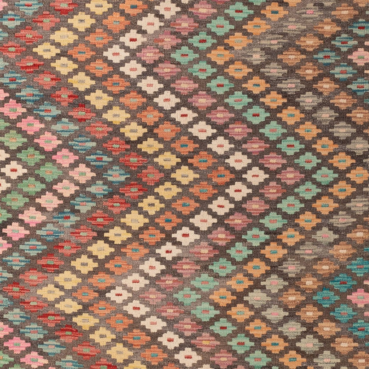 Kelim Carpet - Splash - 296 x 204 cm - flerfarvet