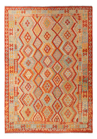 Kelim Carpet - Splash - 299 x 206 cm - flerfarvet