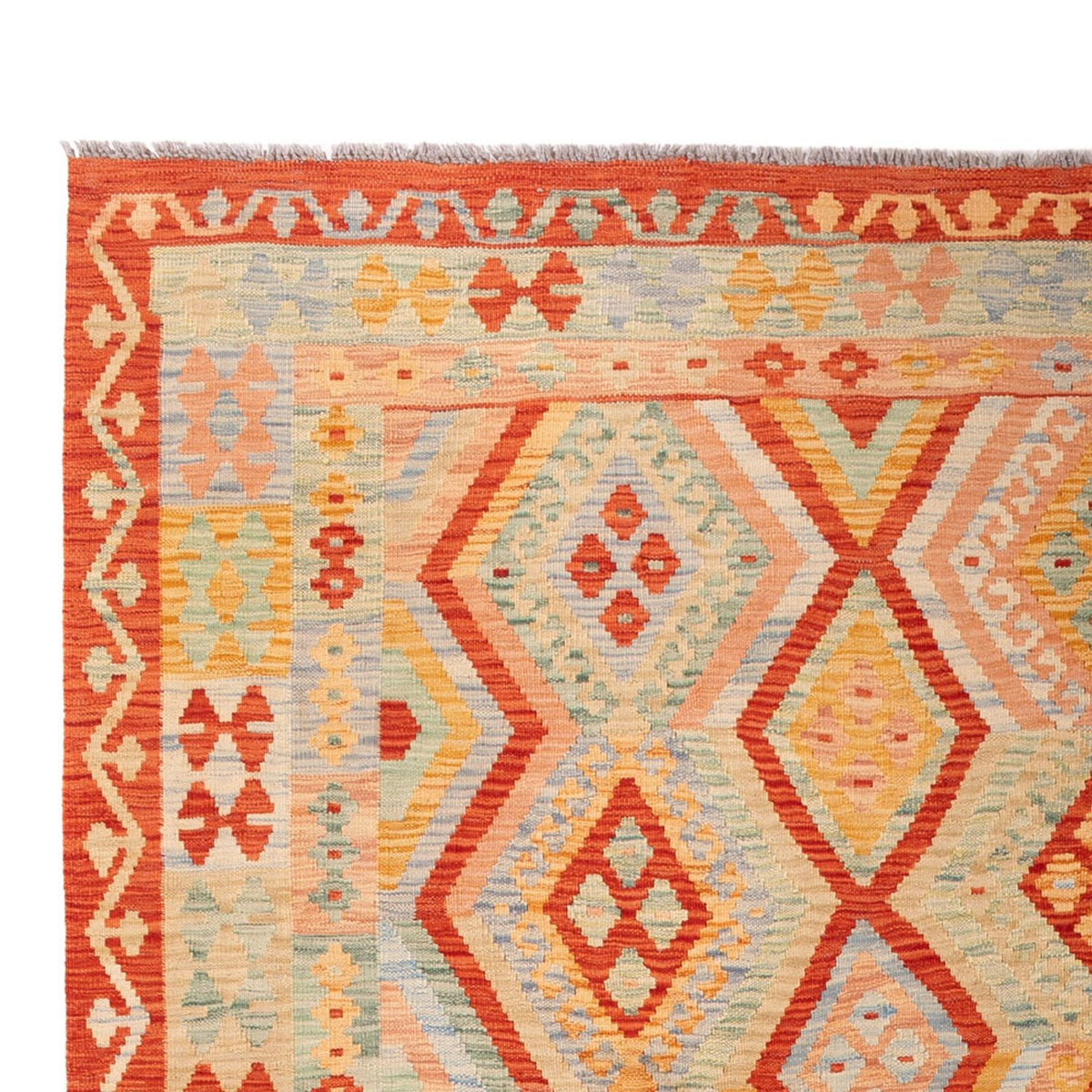 Kilim Maimana Tæppe 206x299cm - Uldtæppe