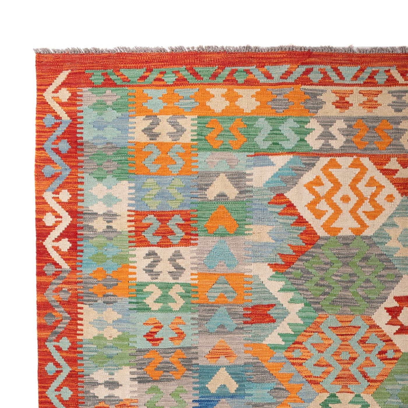 Kilim Maimana Tæppe 287x211cm - Uldtæppe