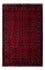 Afghan Teppich - Kunduz - 196 x 130 cm - dunkelrot