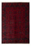 Afghan Teppich - Kunduz - 192 x 127 cm - dunkelrot