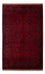 Afghan Teppich - Kunduz - 201 x 130 cm - dunkelrot