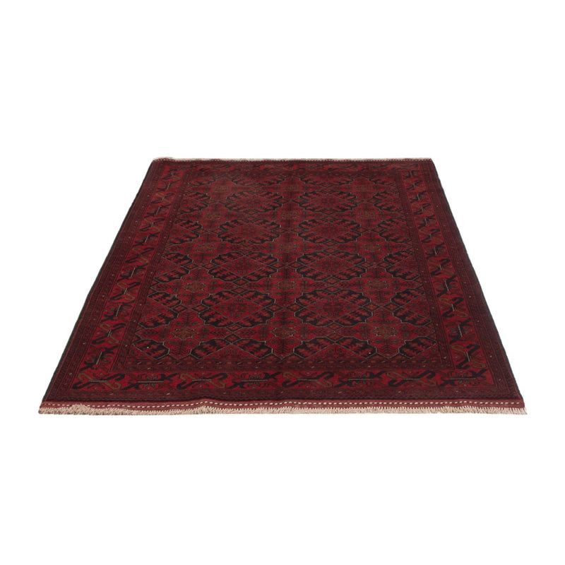 Afghan Teppich - Kunduz - 196 x 123 cm - dunkelrot