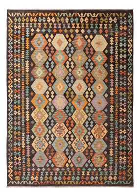 Kelim Carpet - Splash - 285 x 207 cm - flerfarvet