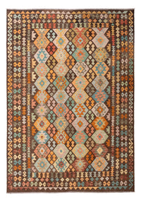 Kelim Carpet - Splash - 297 x 205 cm - flerfarvet