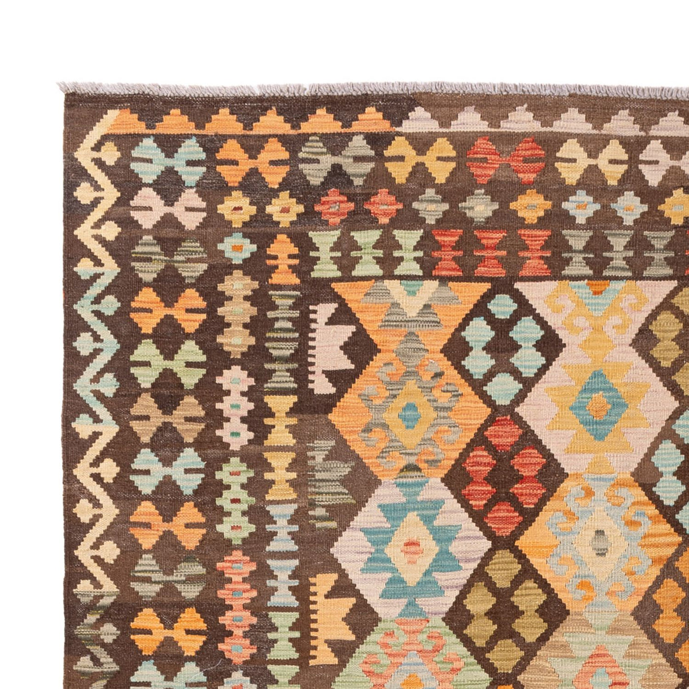 Kilim Maimana Tæppe 297x205cm - Uldtæppe