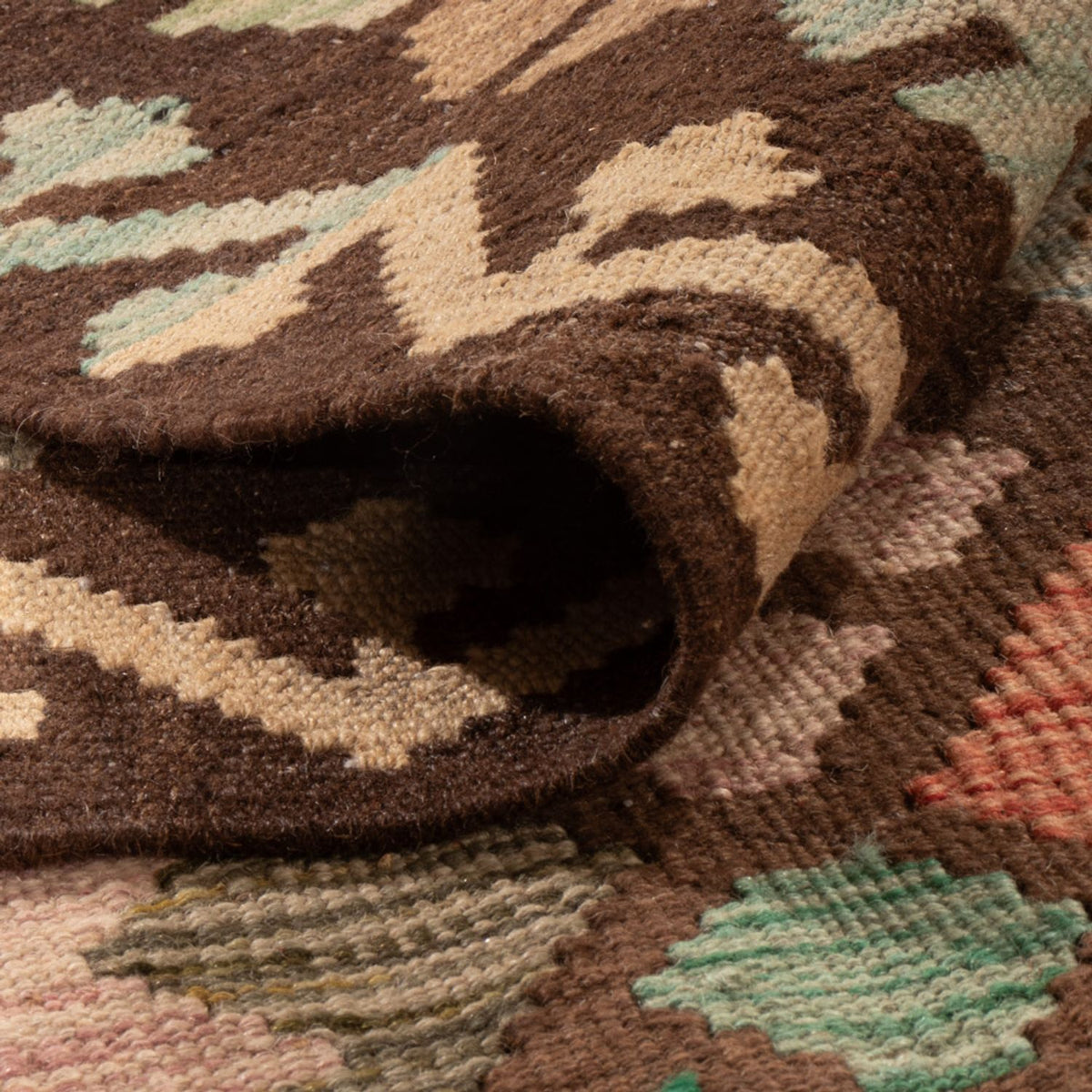 Kelim Carpet - Splash - 297 x 205 cm - flerfarvet