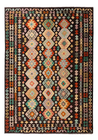 Kelim Carpet - Splash - 290 x 203 cm - flerfarvet