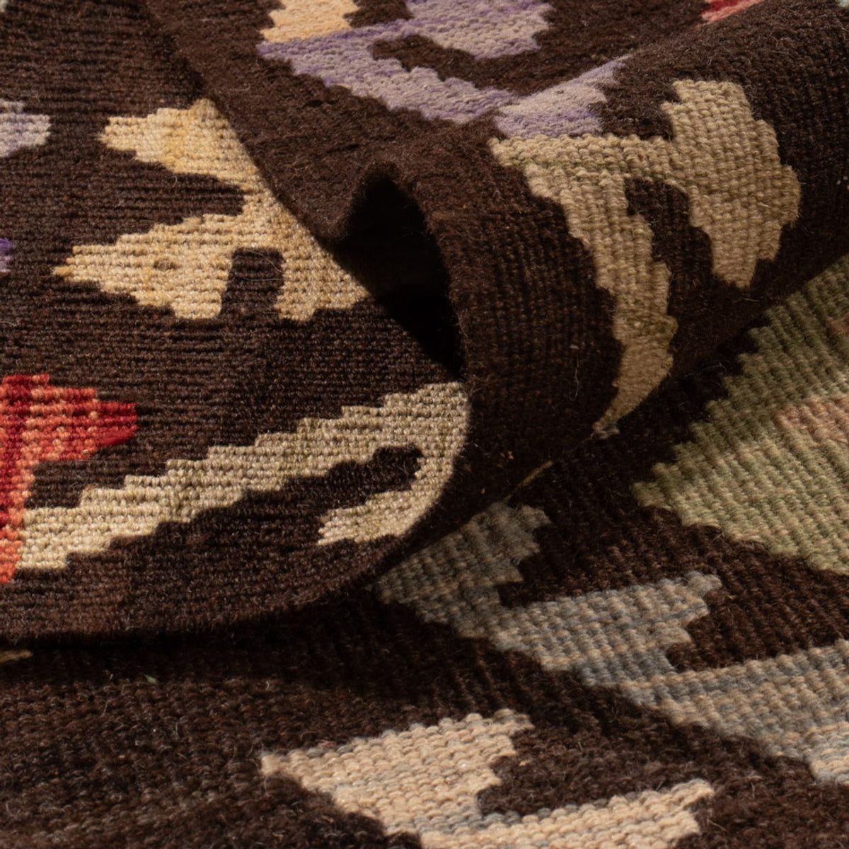 Kelim Carpet - Splash - 304 x 205 cm - flerfarvet