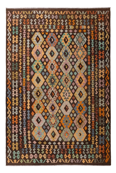 Kilim Maimana Tæppe 200x303cm - Uldtæppe