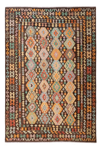 Kelim Carpet - Splash - 290 x 195 cm - flerfarvet