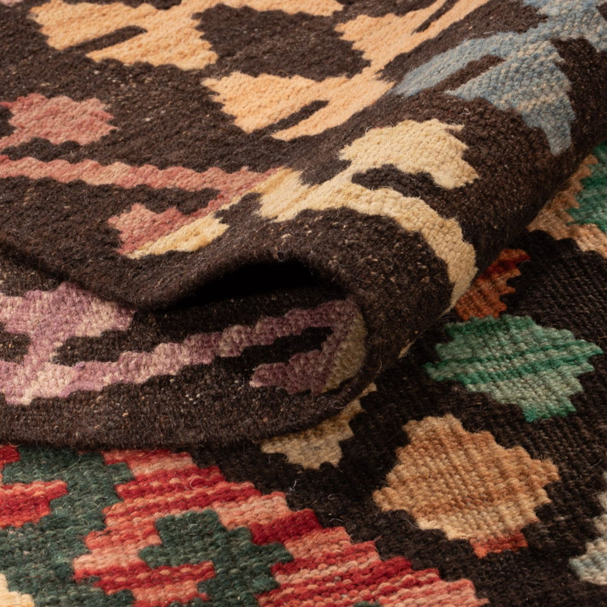 Kelim Carpet - Splash - 298 x 201 cm - flerfarvet