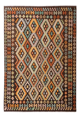 Kelim Carpet - Splash - 299 x 206 cm - flerfarvet