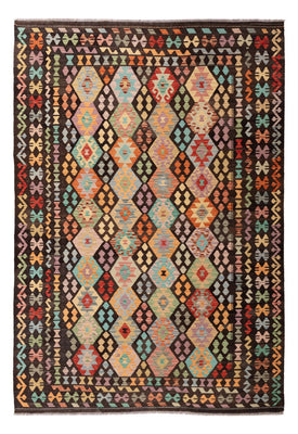 Kelim Carpet - Splash - 296 x 208 cm - flerfarvet