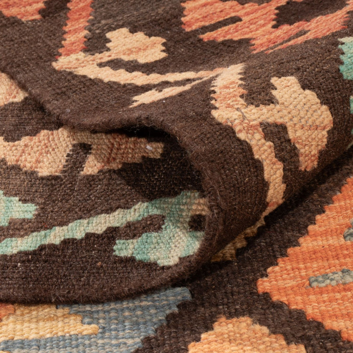 Kelim Carpet - Splash - 307 x 199 cm - flerfarvet