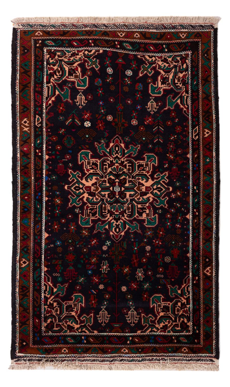 Belutsch Teppich - 180 x 105 cm - dunkelblau