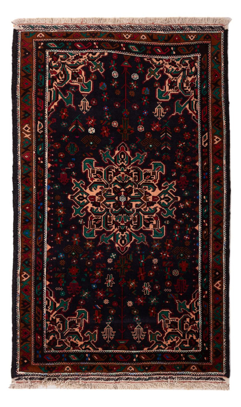 Belutsch Teppich - 180 x 105 cm - dunkelblau