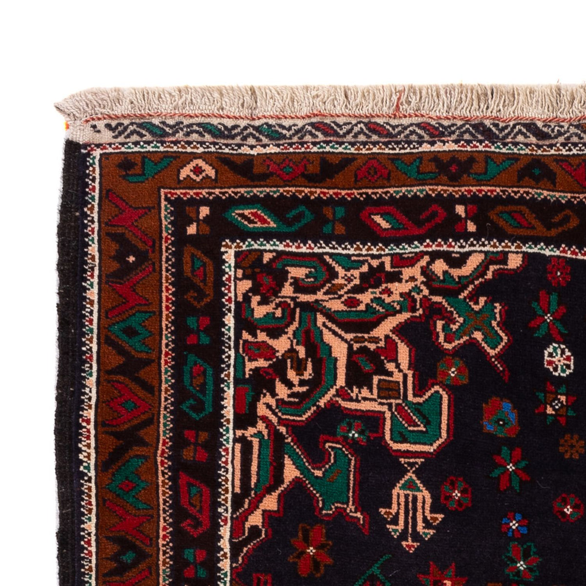 Baluch-tæppe - 180 x 105 cm - mørkeblå