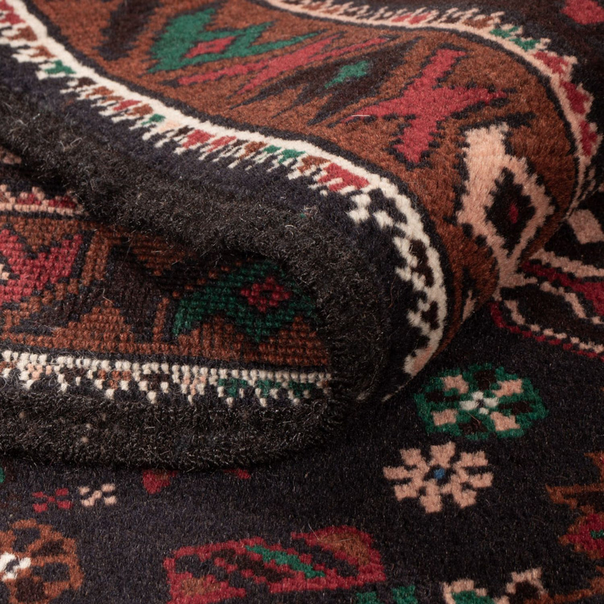 Baluch-tæppe - 180 x 105 cm - mørkeblå