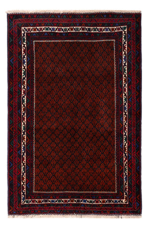 Belutsch Teppich - 188 x 123 cm - dunkelrot