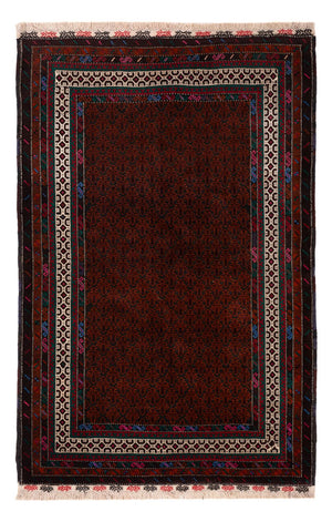 Belutsch Teppich - 194 x 123 cm - dunkelrot