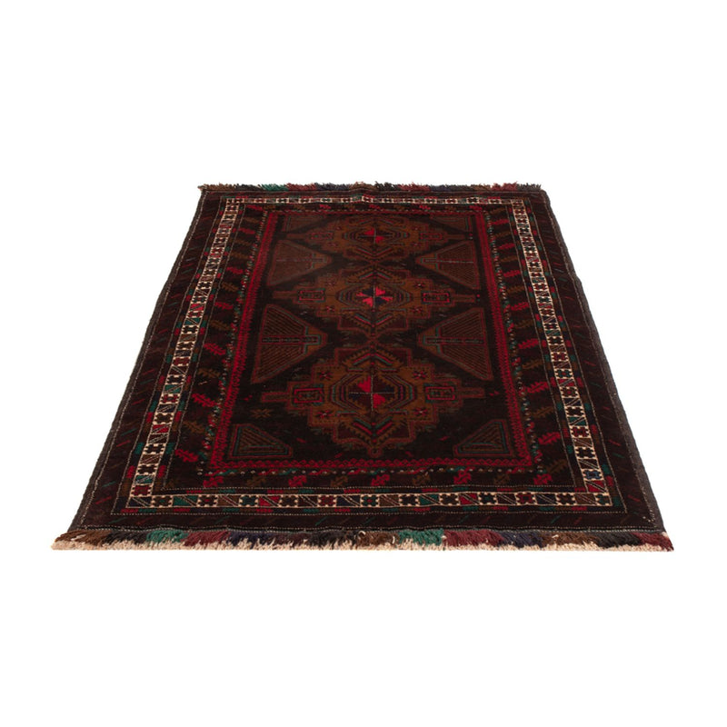 Belutsch Teppich - 198 x 116 cm - dunkelrot