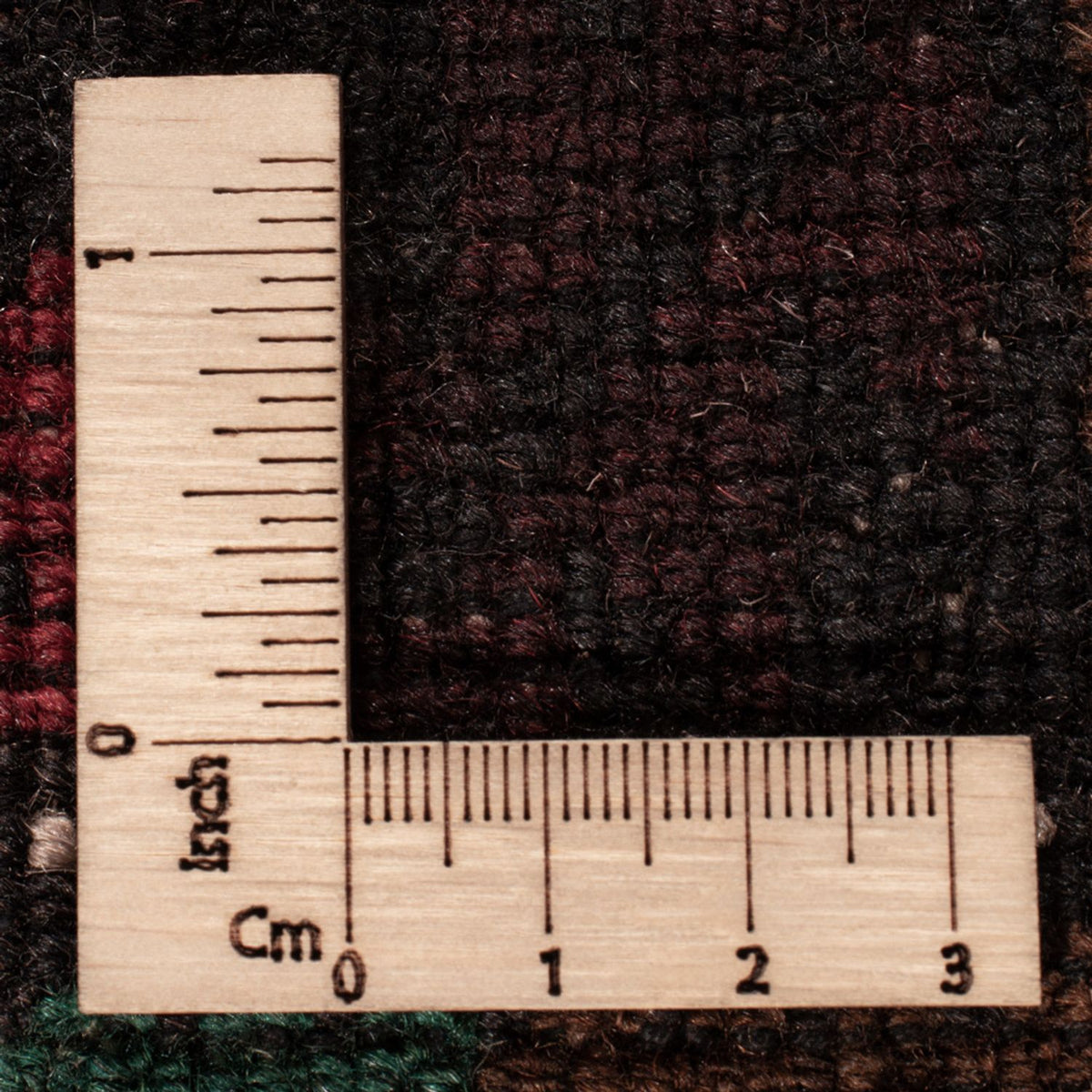 Baluch-tæppe - 198 x 116 cm - mørkerød