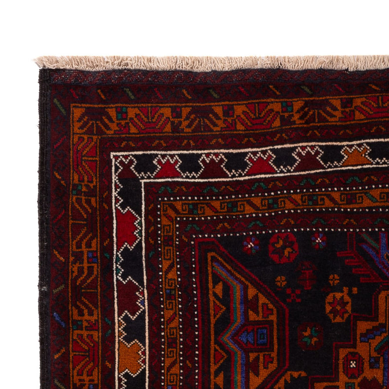 Belutsch Teppich - 183 x 123 cm - dunkelrot