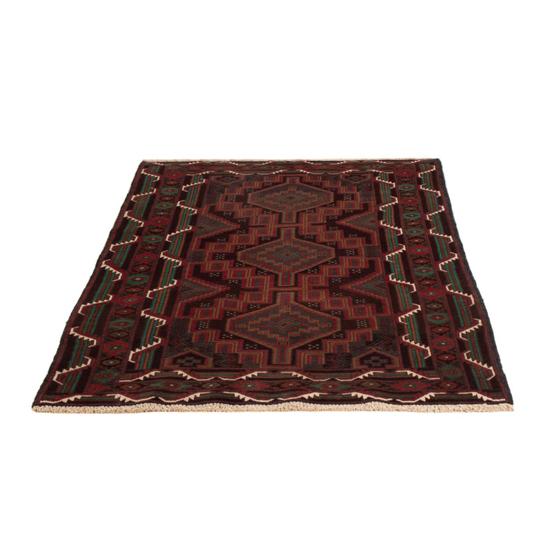 Belutsch Teppich - 183 x 114 cm - dunkelrot