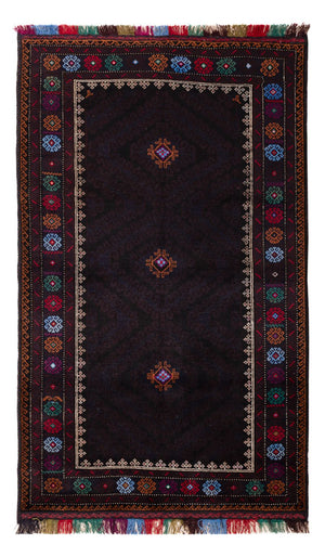 Belutsch Teppich - 195 x 116 cm - dunkelblau