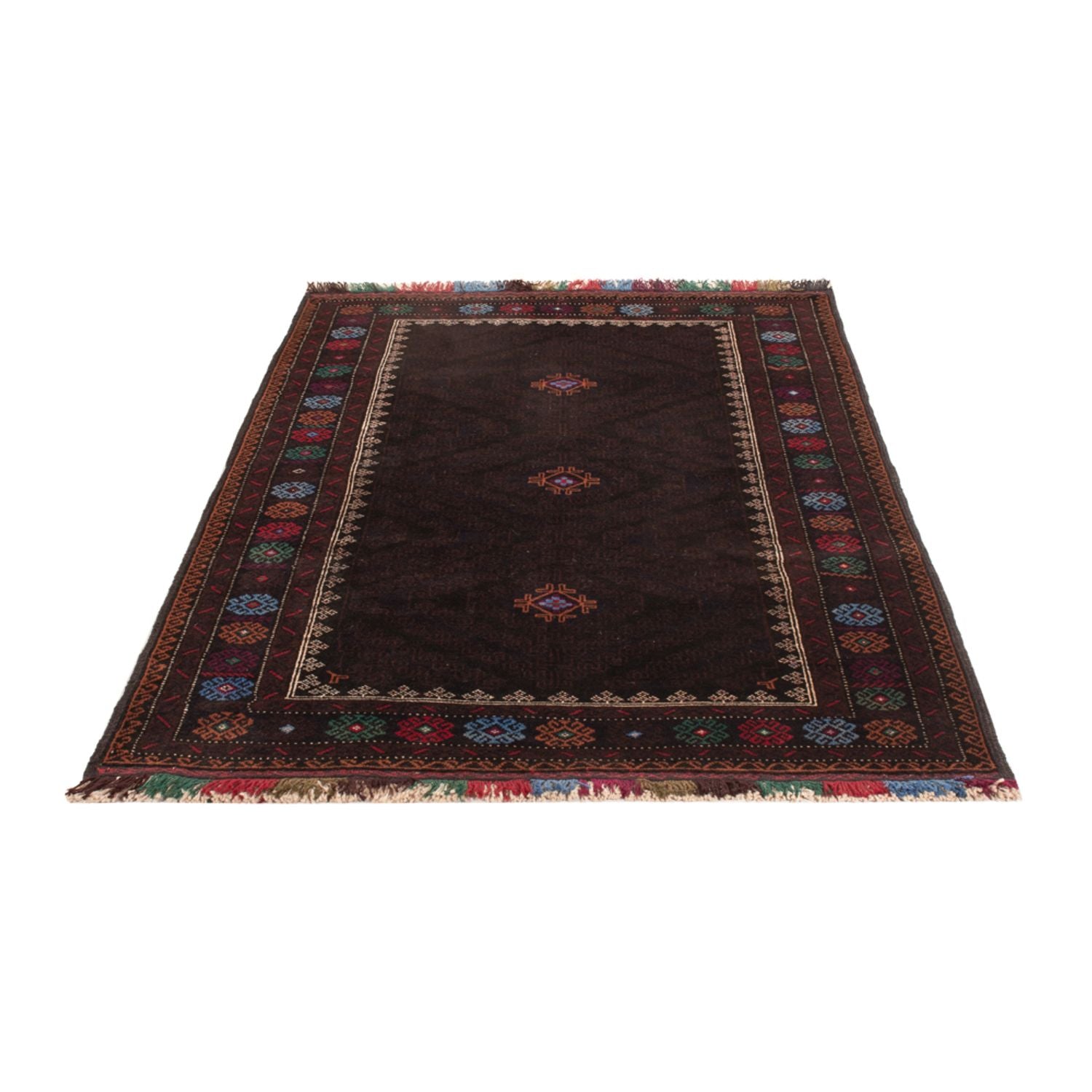 Belutsch Teppich - 195 x 116 cm - dunkelblau