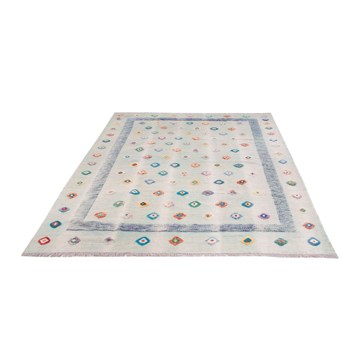 Kelim Carpet - Splash - 298 x 207 cm - flerfarvet