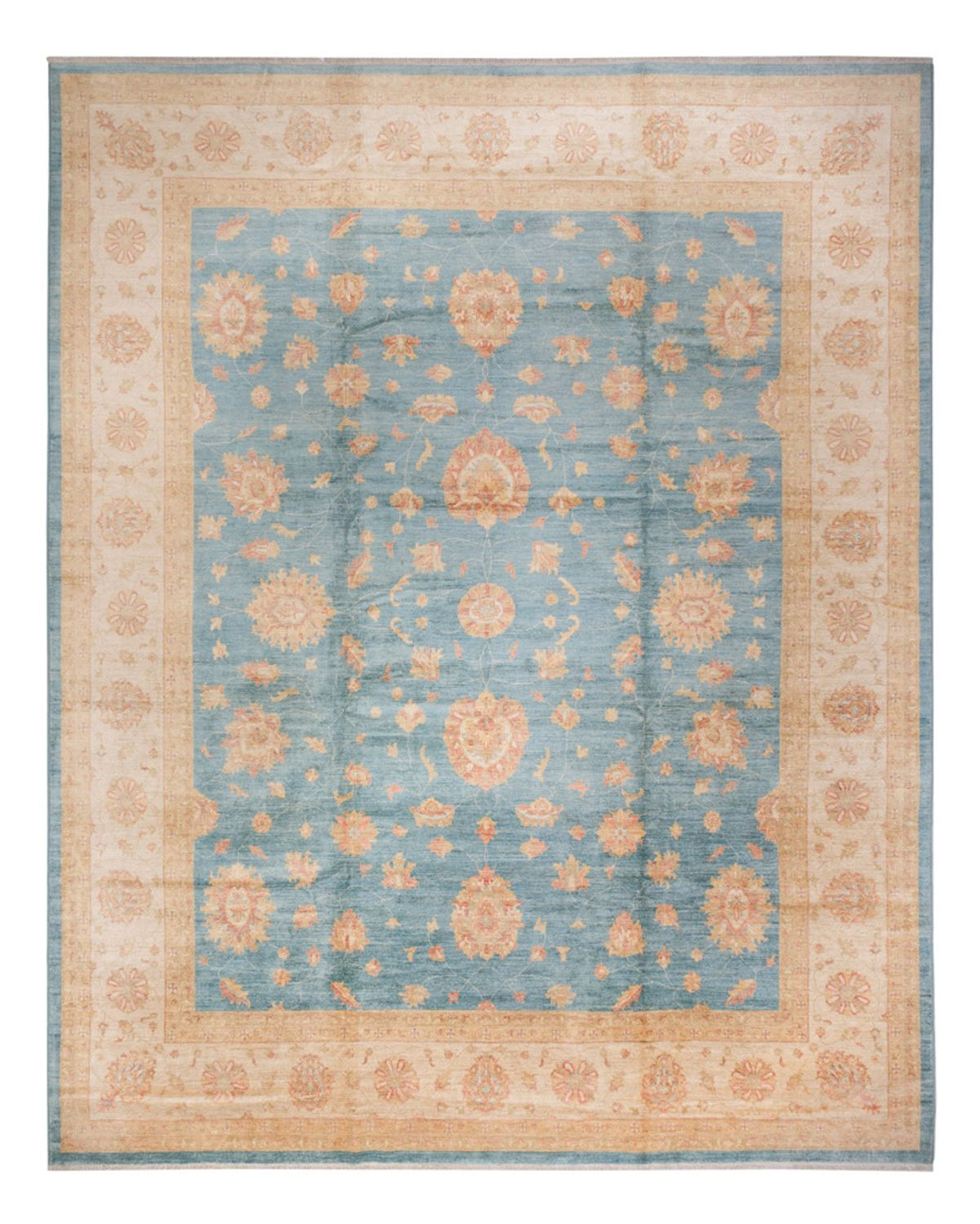 Ziegler Carpet - 496 x 409 cm - lyseblå