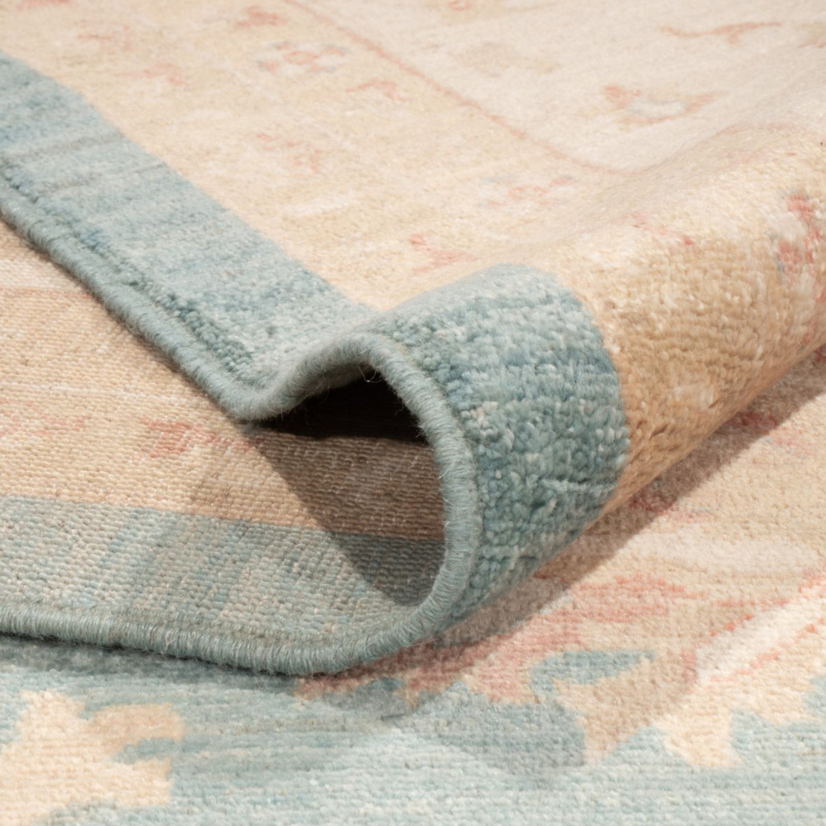 Ziegler Carpet - 496 x 409 cm - lyseblå