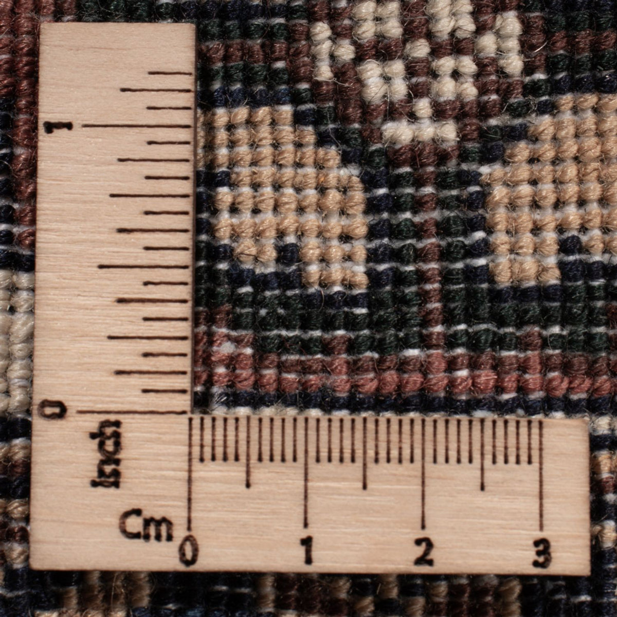 Afghansk tæppe - 492 x 303 cm - mørk beige