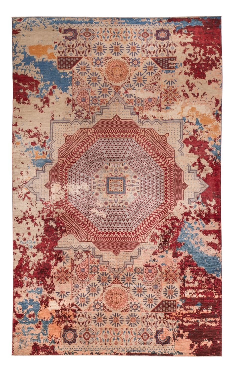 Designer tæppe - 501 x 308 cm - flerfarvet