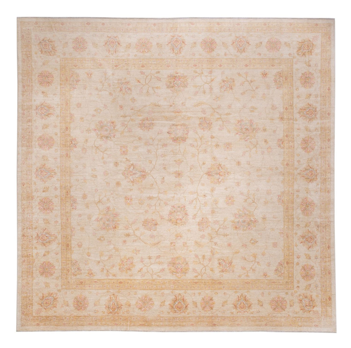 Ziegler Carpet firkantet  - 393 x 398 cm - beige