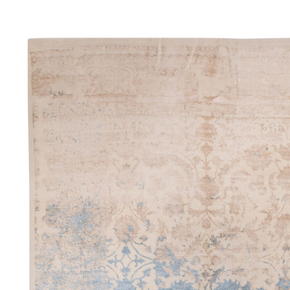 Designer tæppe - 456 x 337 cm - lyseblå