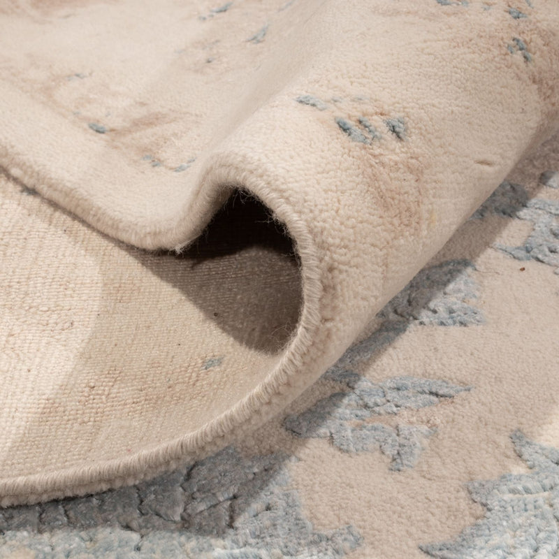 Designer tæppe - 456 x 337 cm - lyseblå