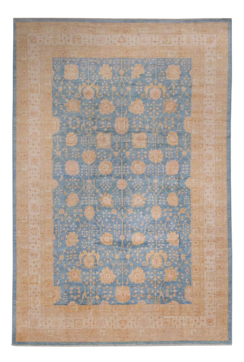 Ziegler Carpet - 441 x 306 cm - lyseblå