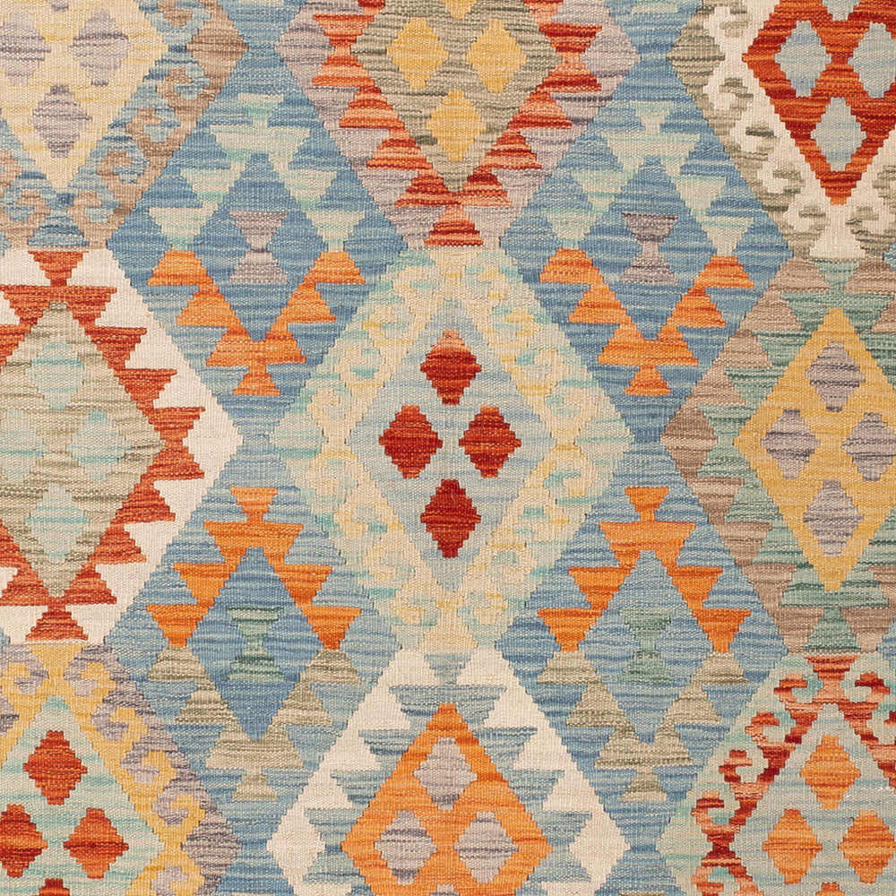 Kelim Teppich - Splash - 246 x 176 cm - bunt