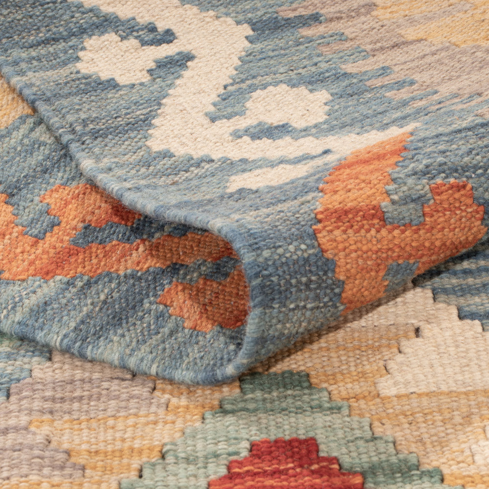 Kelim Teppich - Splash - 246 x 173 cm - bunt